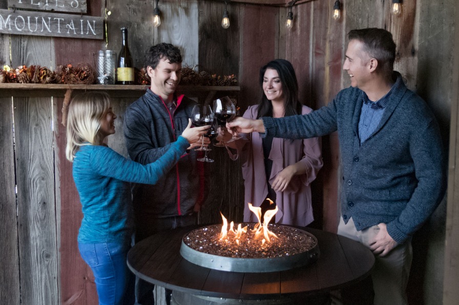 Friends at Pete's Mountain Winery
