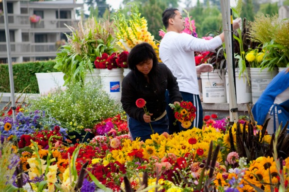 Lake Oswego Farmer's Market Flowers