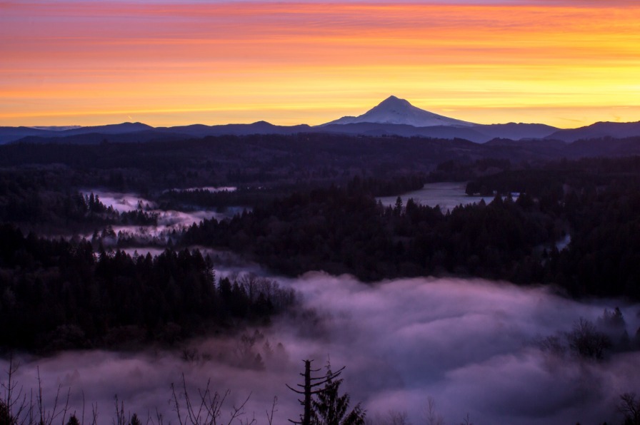 Jonsrud Viewpoint Sunrise, Mt Hood Jonsrud Viewpoint Sunrise, Mt Hood