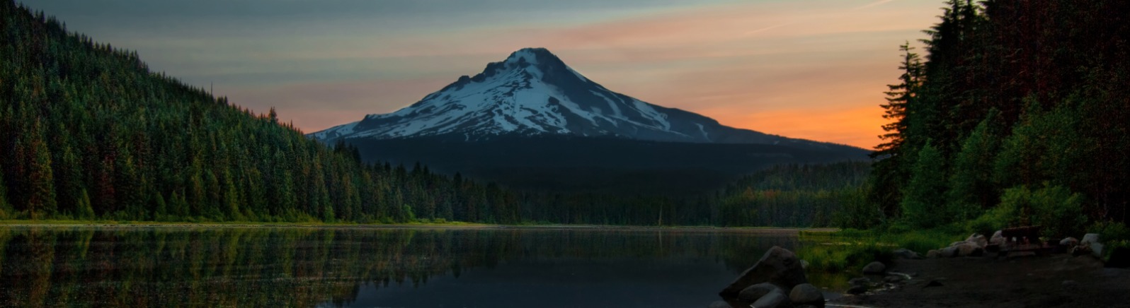 Trillium Lake, Mt Hood, Sunrise