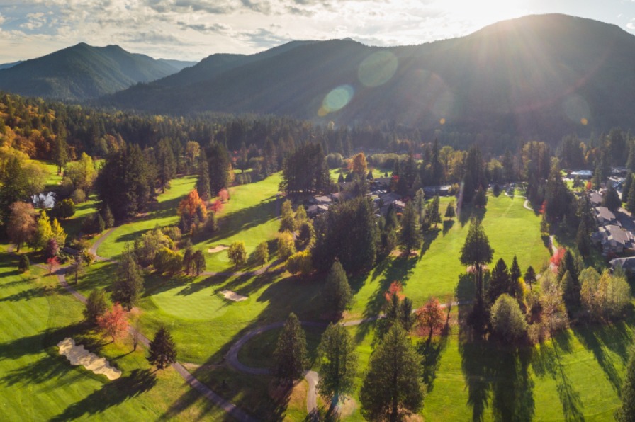 Golf course at the Mt. Hood Oregon Resort