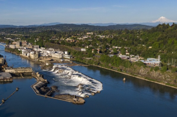 Willamette Falls Panorama 