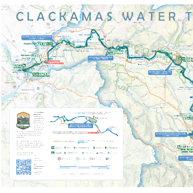 Clackamas Water Trail map