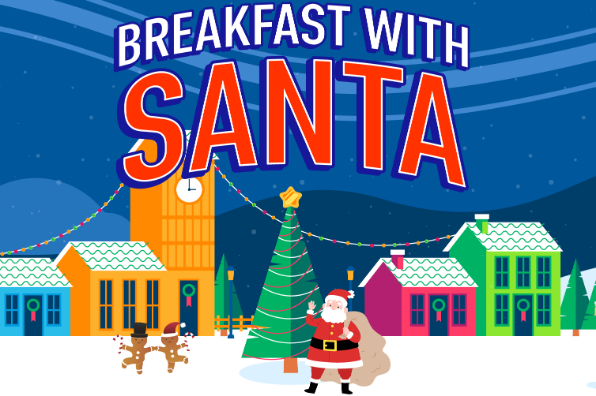 Breakfast with Santa at Dave & Busters Infographic