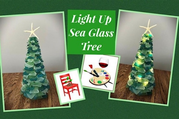 Sea Glass Tree making class