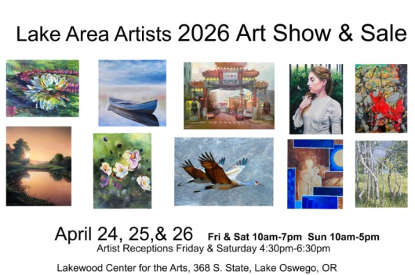 Lake Area Artists 2026 Art Show & Sale