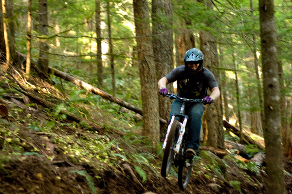 Mountain Biking, Sandy Ridge Trail